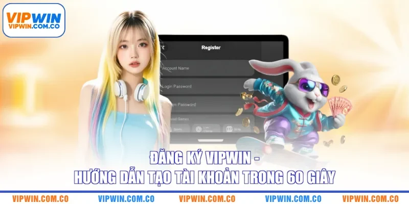 Đăng Ký VIPWIN - Hướng Dẫn Tạo Tài Khoản Trong 60 Giây