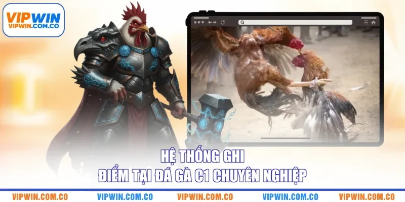 Hệ thống ghi điểm tại đá gà C1 chuyên nghiệp